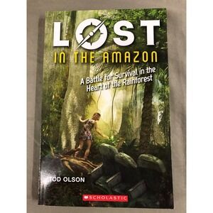 Lost in the Amazon Tod Olson Scholastic Paperback Children's Adventure Book